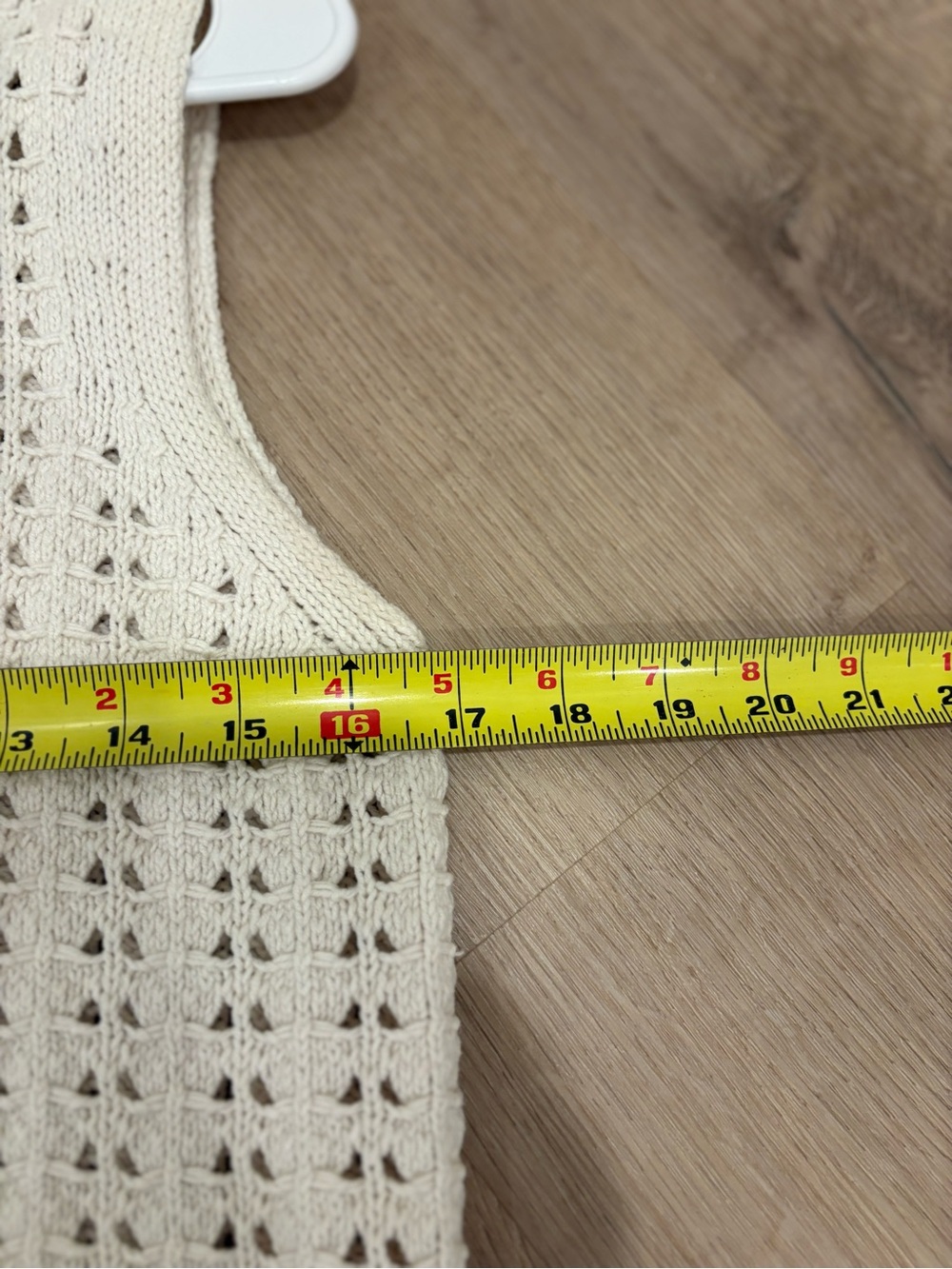 Universal Thread Cream Open-Knit Sleeveless Sweater - Picture 5 of 6